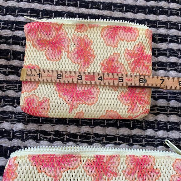 🌿Dagne Dover Hunter Yellow Floral 3 Piece Makeup Toiletry Bags - Picture 16 of 16